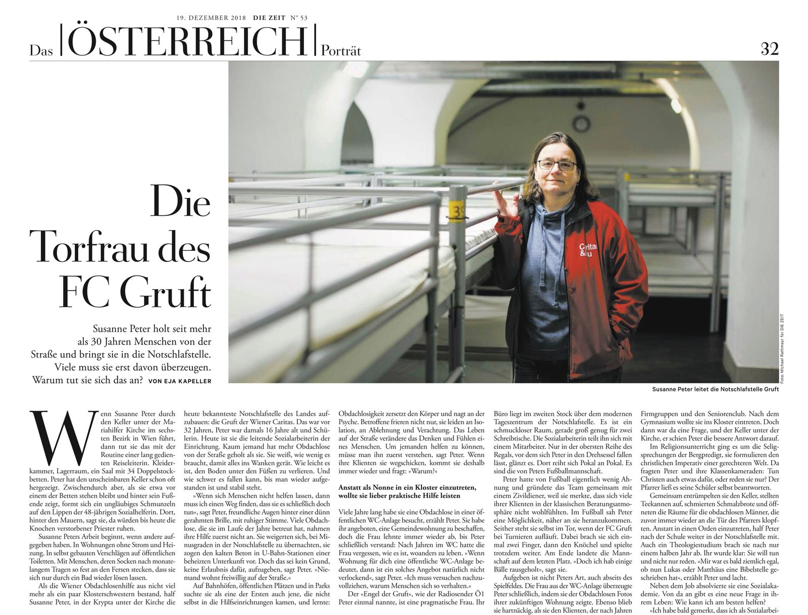 Die Torfrau des FC Gruft