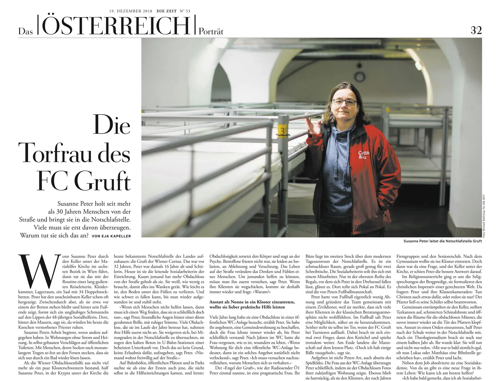 Die Torfrau des FC Gruft