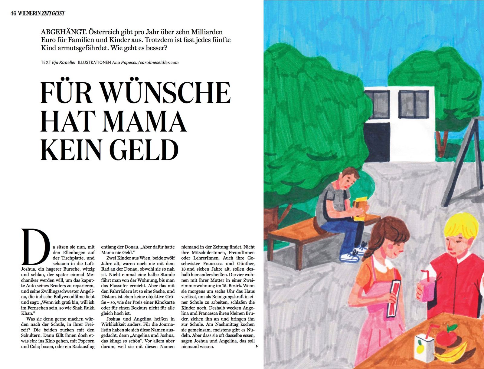 Für Wünsche hat Mama kein Geld