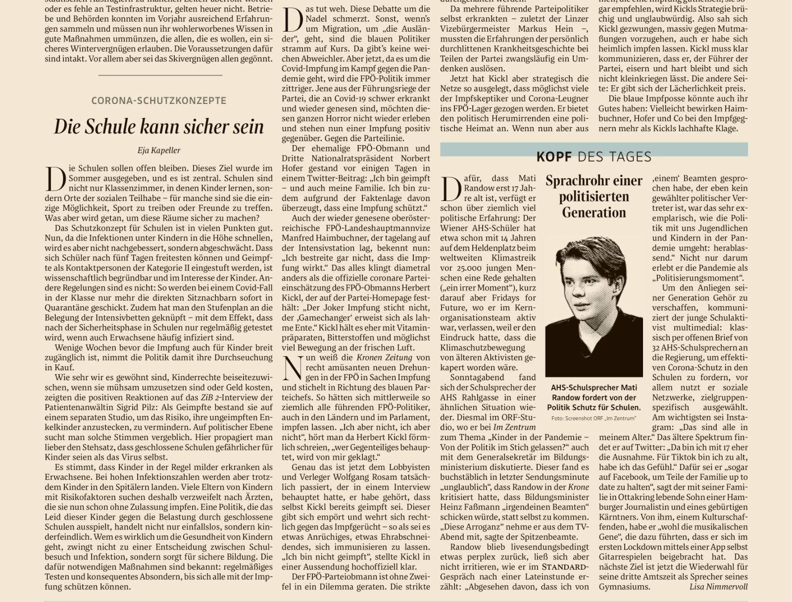 Corona-Schutzkonzepte: Die Schule kann sicher sein