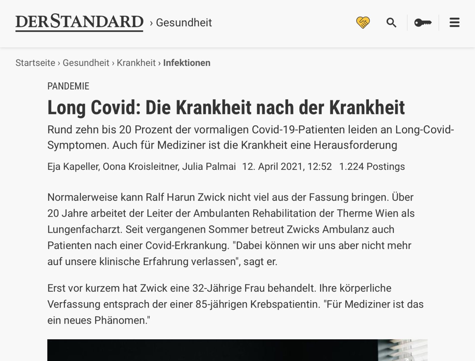 Long Covid: Die Krankheit nach der Krankheit