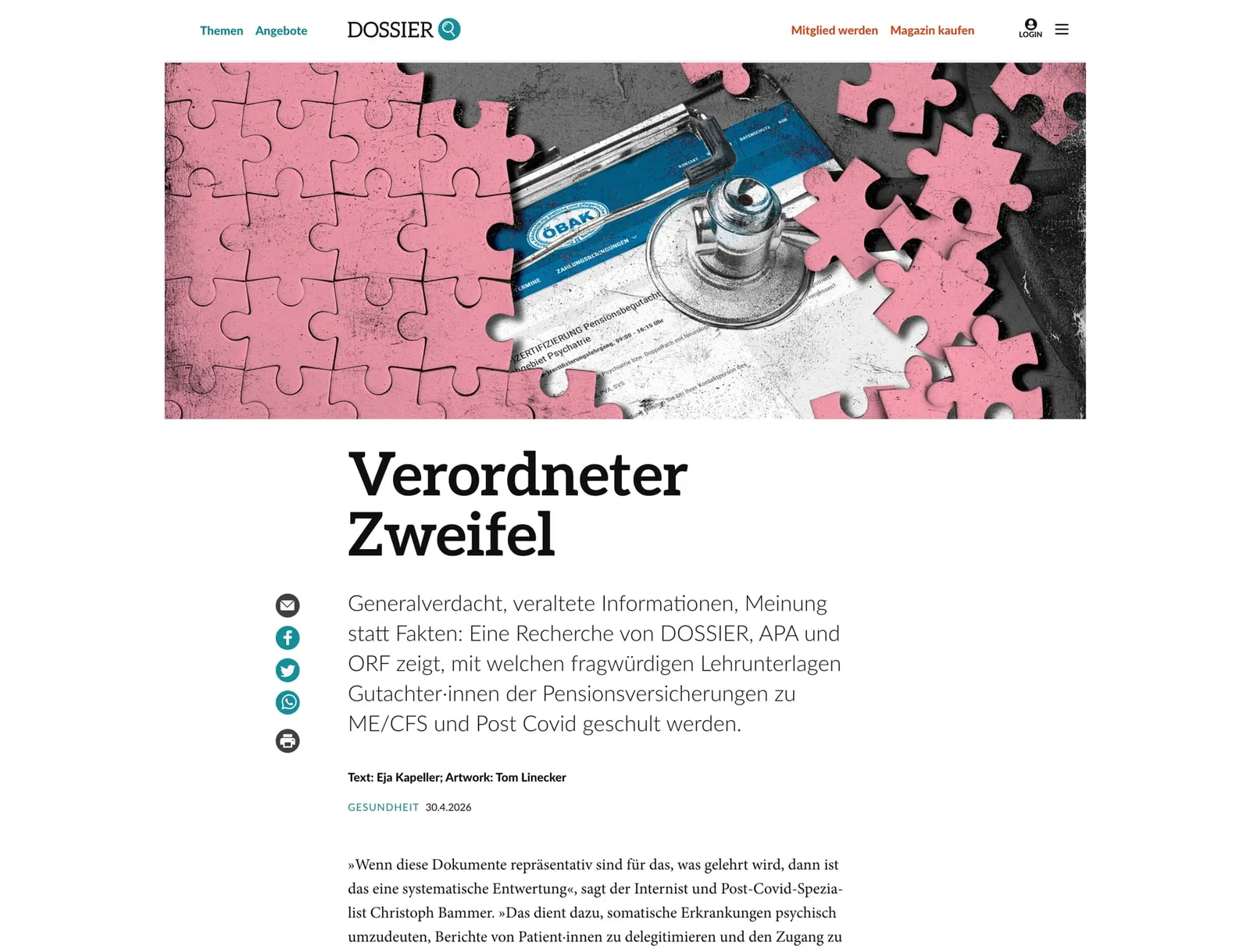 Verordneter Zweifel