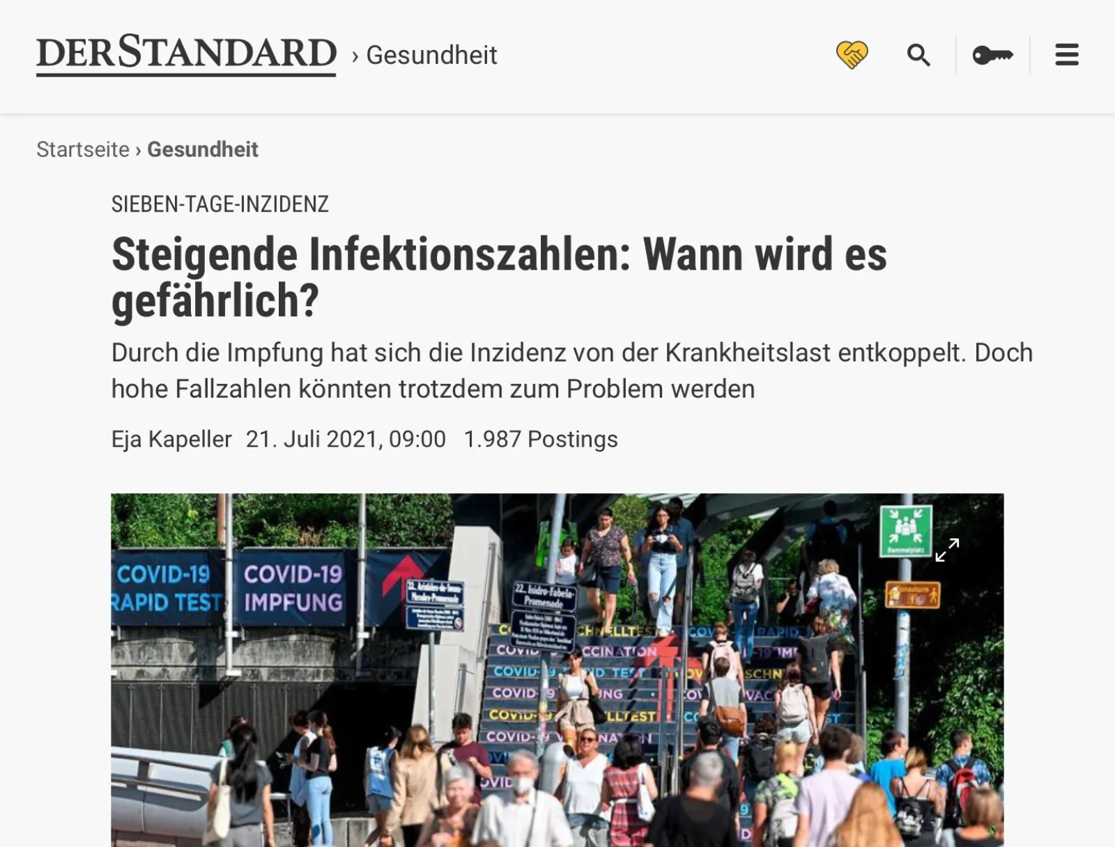 Steigende Infektionszahlen: Wann wird es gefährlich?